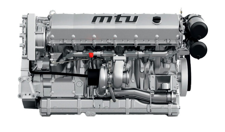Дизельный двигатель MTU 12V 1600 R80LP