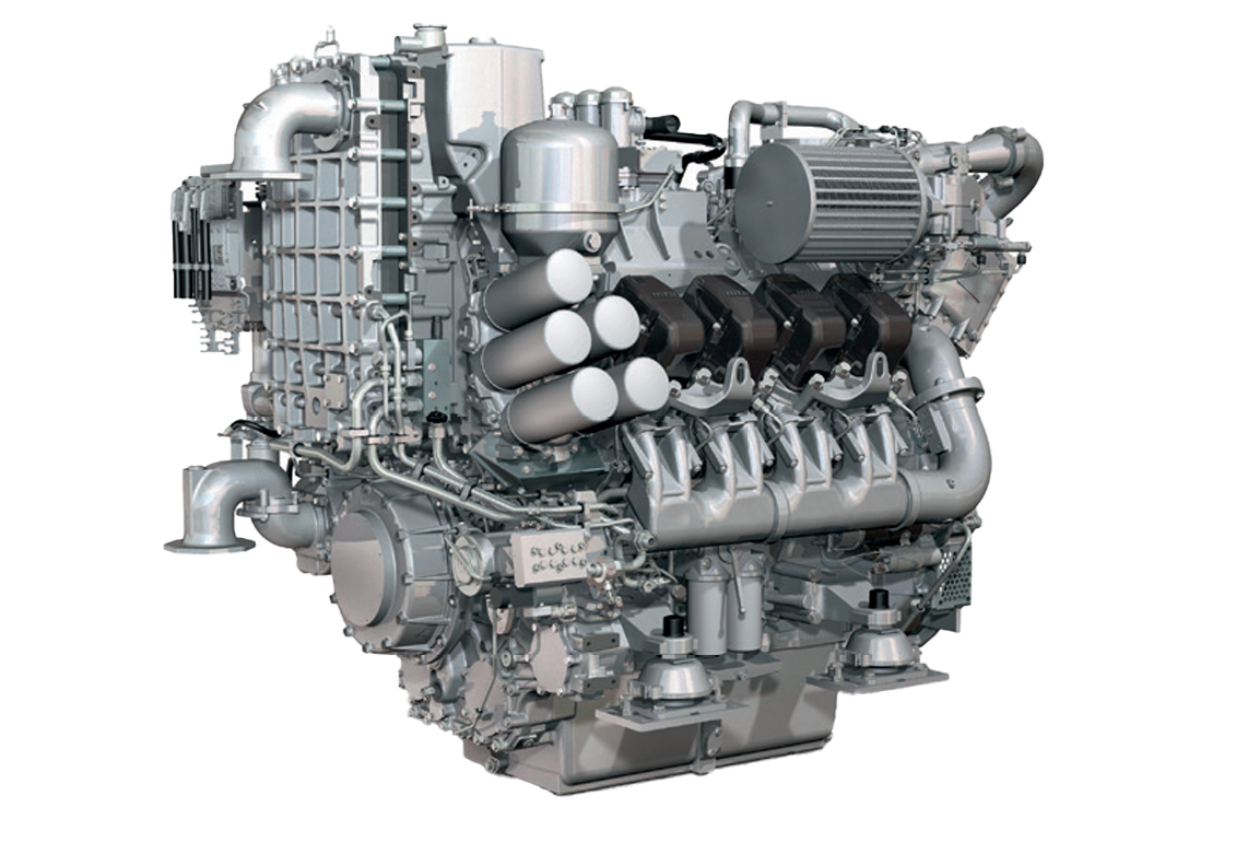 Дизельный двигатель MTU 12V 4000 M63