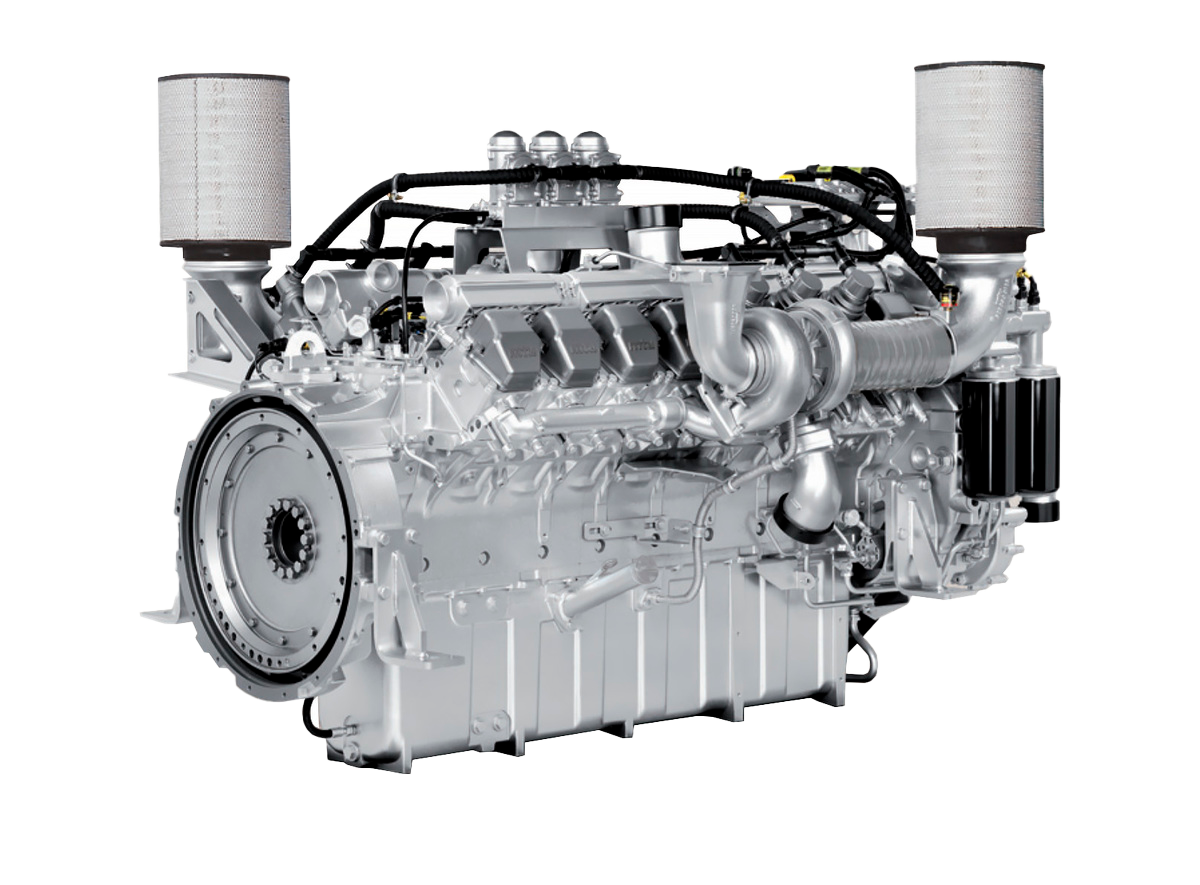 Дизельный двигатель MTU 12V 2000 G25